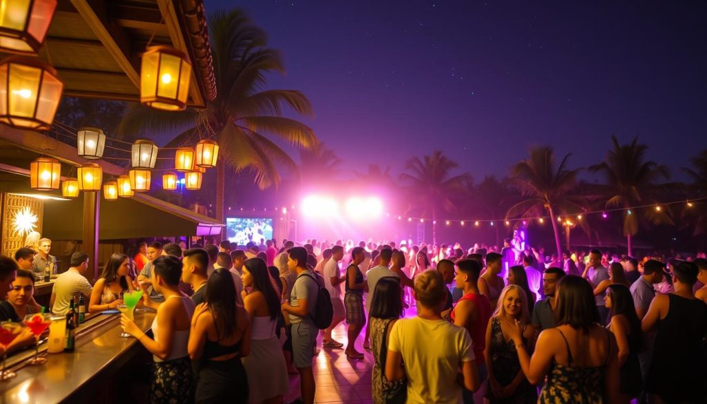 Bali nightlife scene Bali nightlife scene