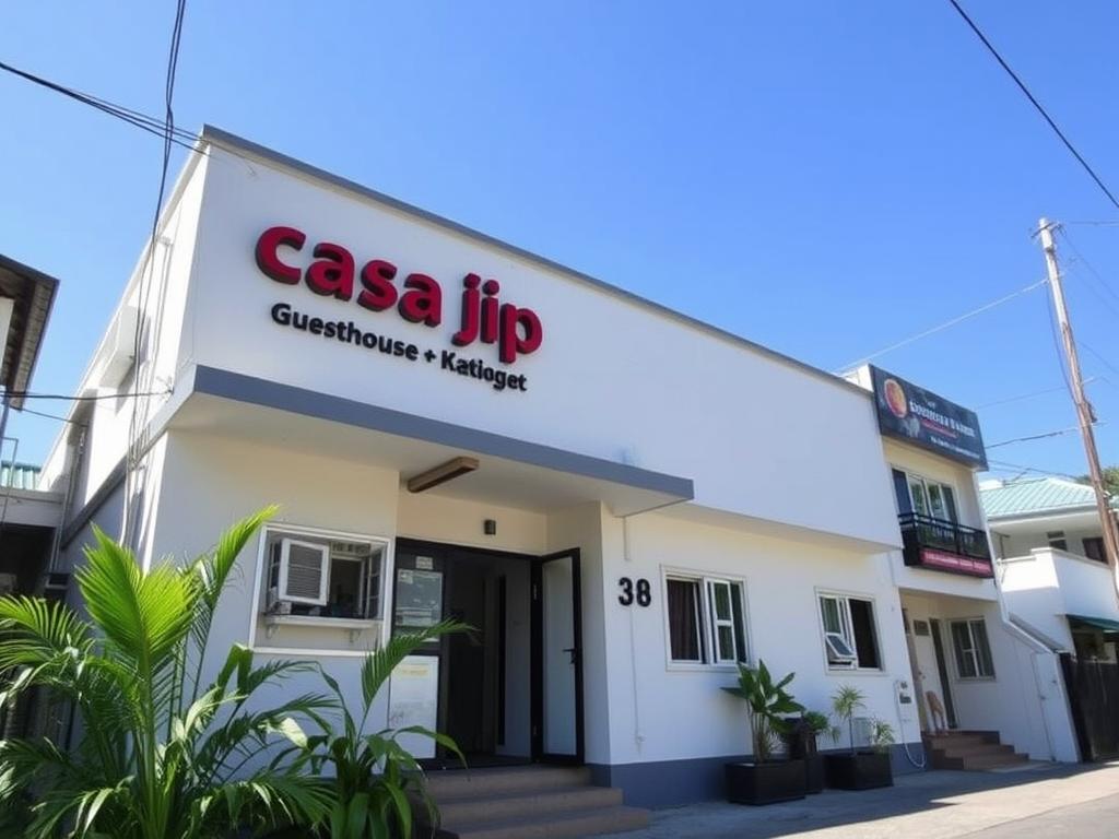 Casa Jip Guesthouse exterior in Patong, a popular Phuket guest friendly hotel for budget travelers best guest friendly hotels in phuket for older men dating younger women