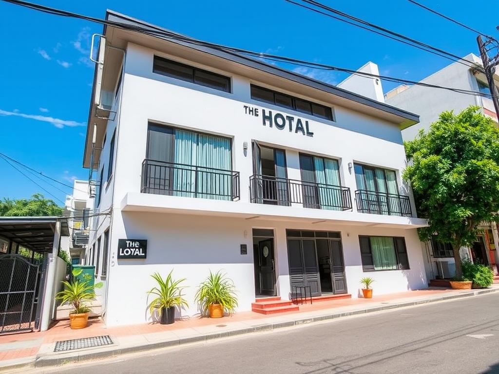 The Lokal Hotel Phuket exterior, a modern budget guest friendly hotel in Patong The Lokal Hotel Phuket exterior, a modern budget guest friendly hotel in Patong