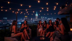 why younger women prefer rooftop bars