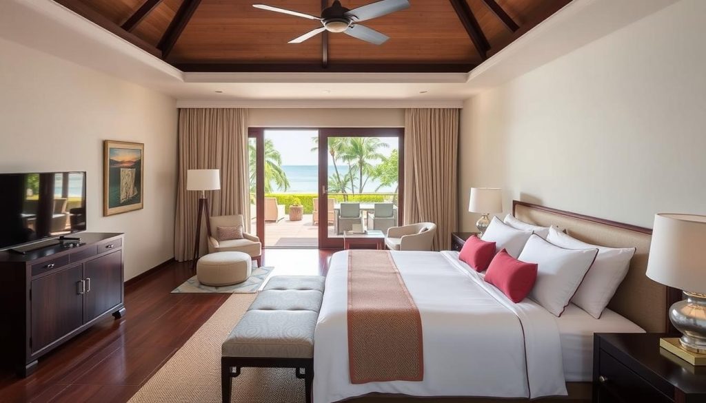 Beachfront suite at COMO Uma Canggu with private terrace for best hotels bali dating