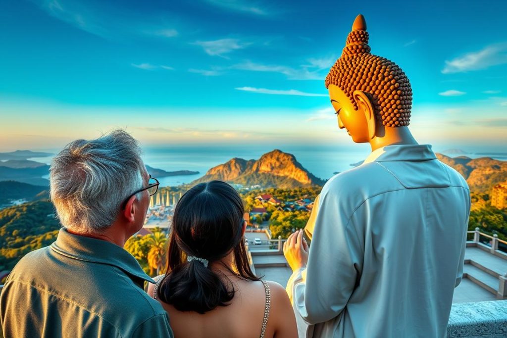 Big Buddha in Phuket with panoramic views, a popular thing to do in Phuket