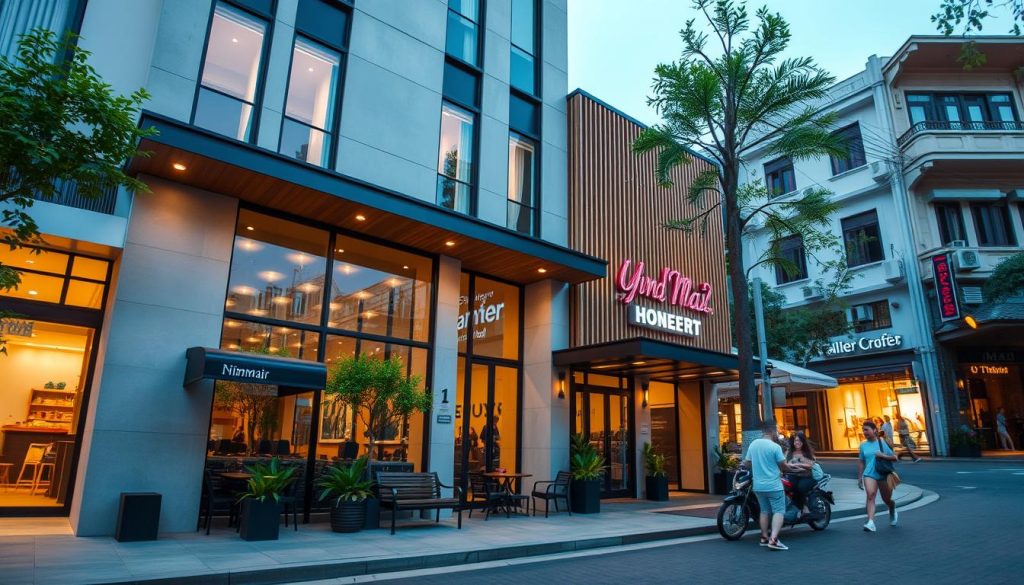 Boutique hotel in Nimman area of Chiang Mai, popular for meeting women