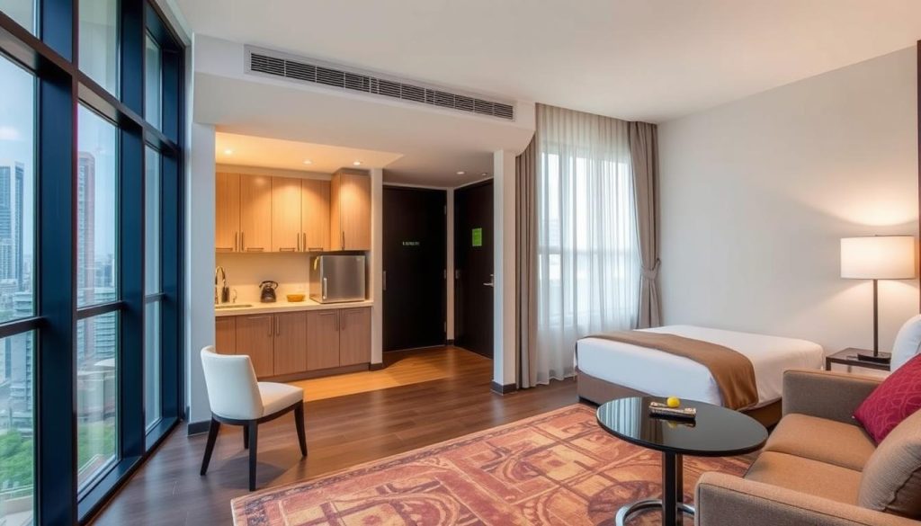 Citadines Millennium Ortigas Manila hotel room and facilities