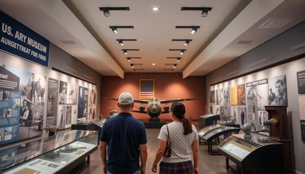 Clark Museum in Angeles City with historical exhibits and visitors