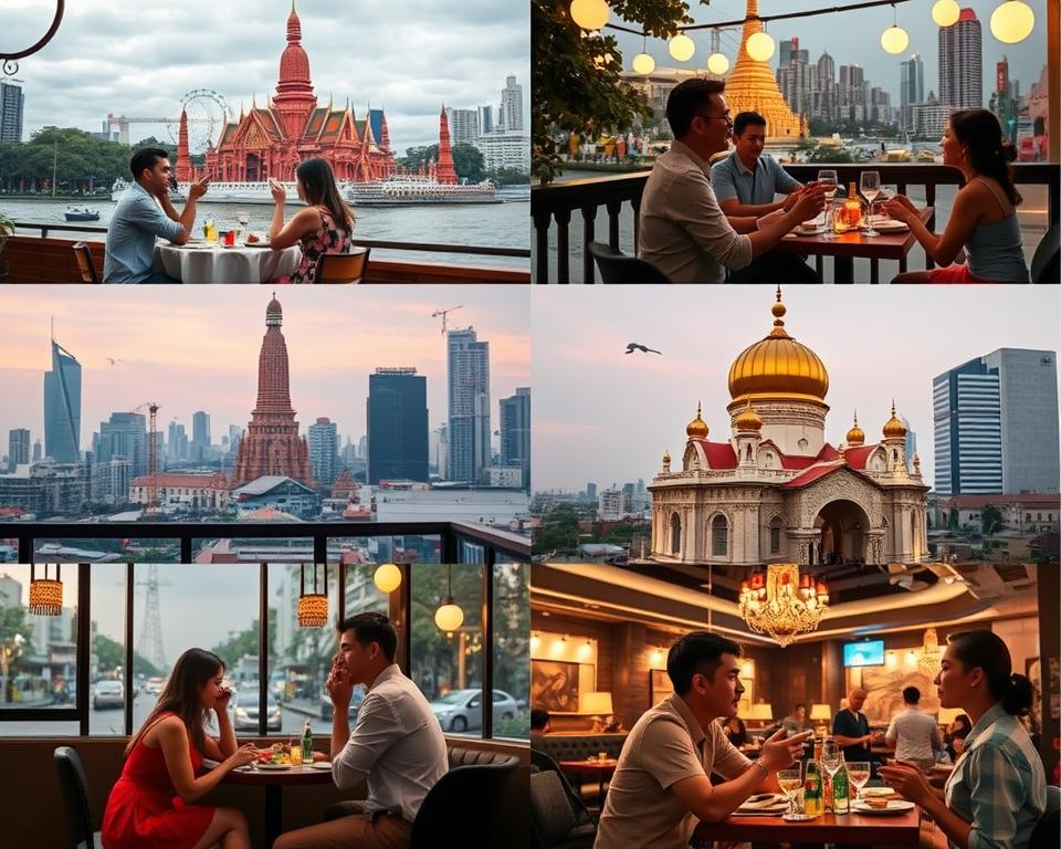 Comparison of dating scenes in Southeast Asian cities