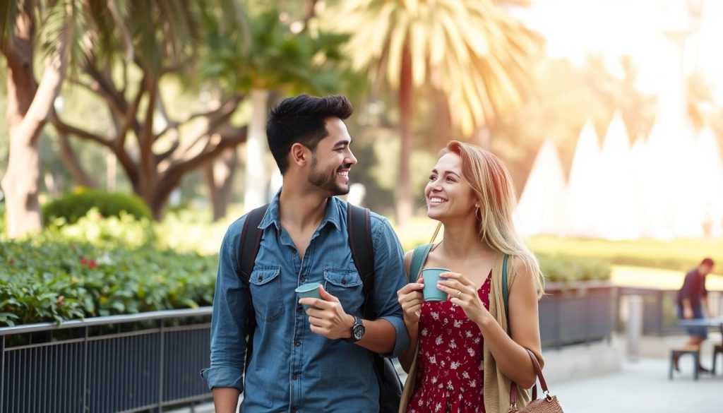 Couple enjoying leisure activities in Angeles City