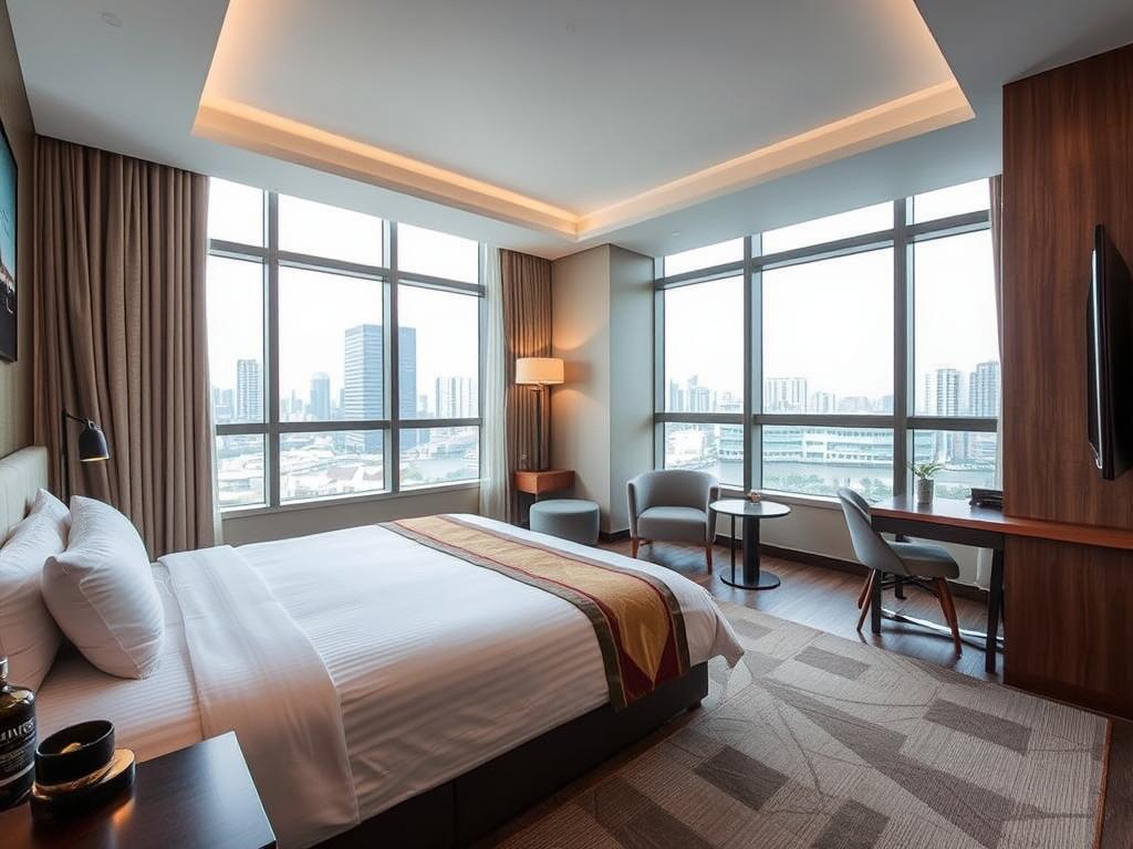 Cozy room at Fivitel Da Nang Hotel