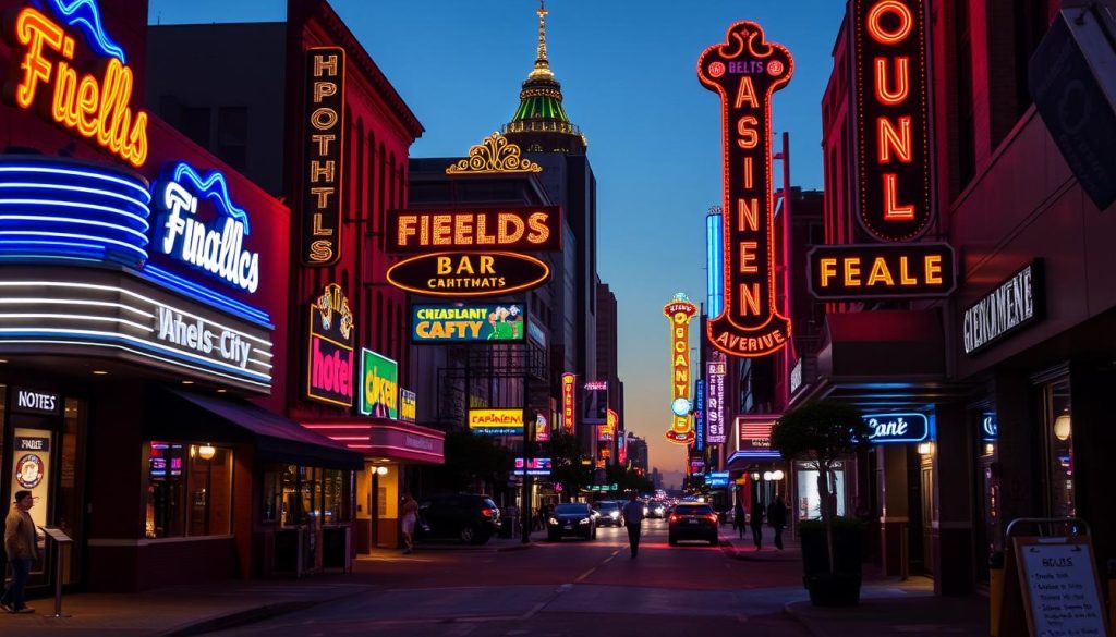 Fields Avenue in Angeles City showing entertainment venues and nearby guest friendly hotels