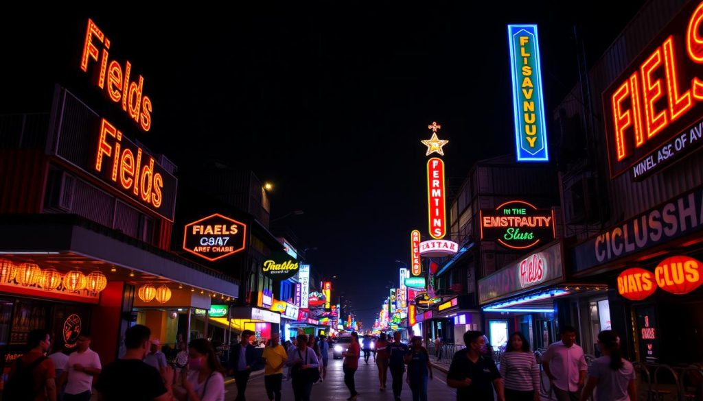Fields Avenue nightlife scene in Angeles City