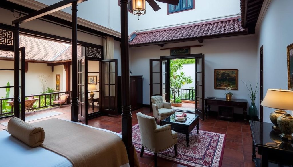 Historic courtyard suite at Anantara Hoi An Resort - elegant accommodation for things to do in Vietnam