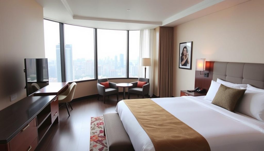 Hotel room in Angeles City suitable for couples