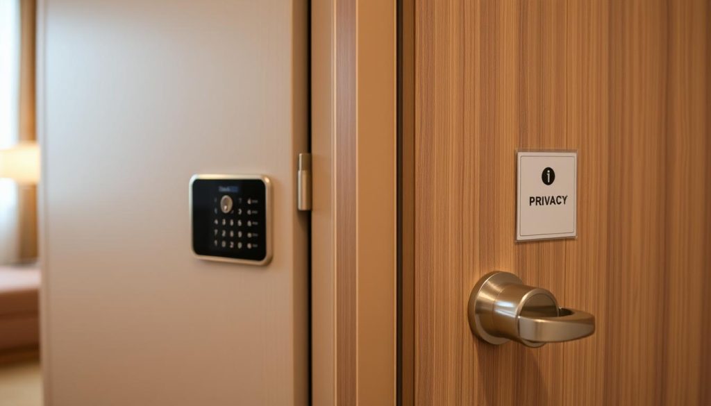 Hotel room safe and security features in Angeles City hotel