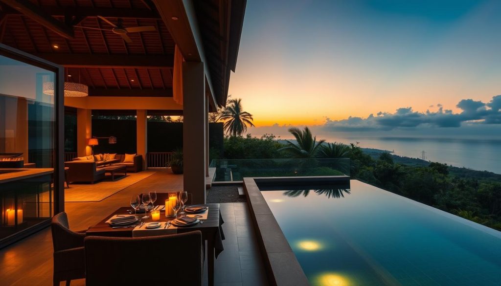 Luxury private villa with infinity pool in Bali