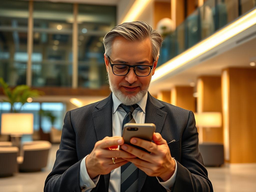 Man checking Bumble app notifications in Manila