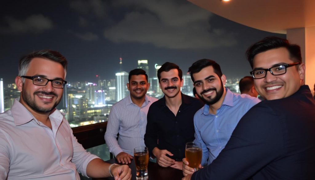 Manila nightlife tour with rooftop bars and entertainment