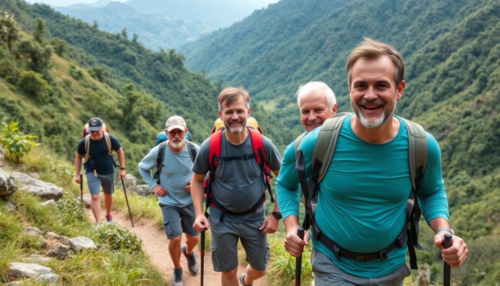 Mountain trek through northern Thailand's lush landscapes