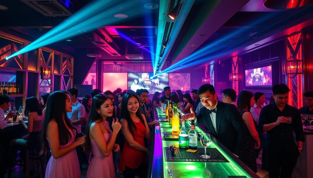 Nightclub scene in Ho Chi Minh City showing the cost of dating in Vietnam's nightlife venues