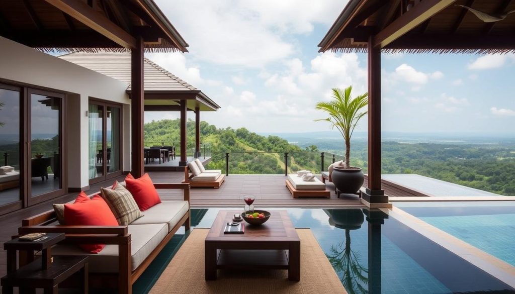 Private pool villa at Viceroy Bali for best hotels bali dating