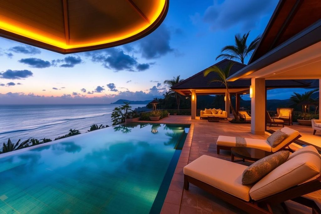 Private pool villa in Phuket with ocean view