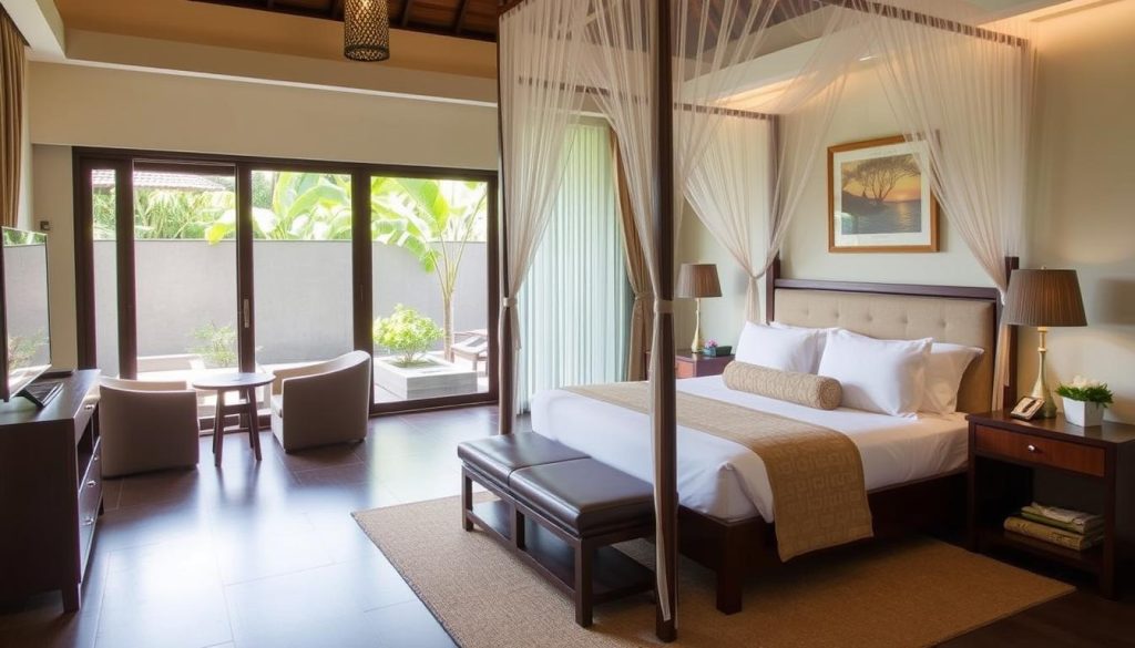 Private villa at The Haven Suites Bali Berawa for best hotels bali dating