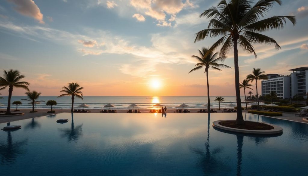 Pullman Danang Beach Resort beachfront, luxury option for best hotels da nang dating