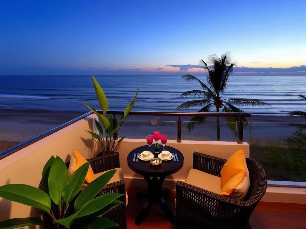 Romantic setting at Stella Maris Beach Danang
