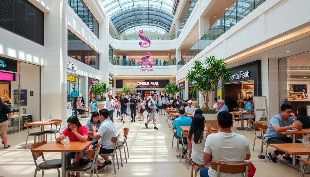 Safe public meeting place in Phuket's Central Festival mall for first dates