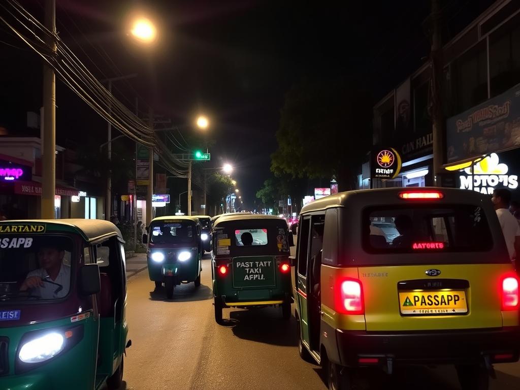 Safe transportation options in Siem Reap at night
