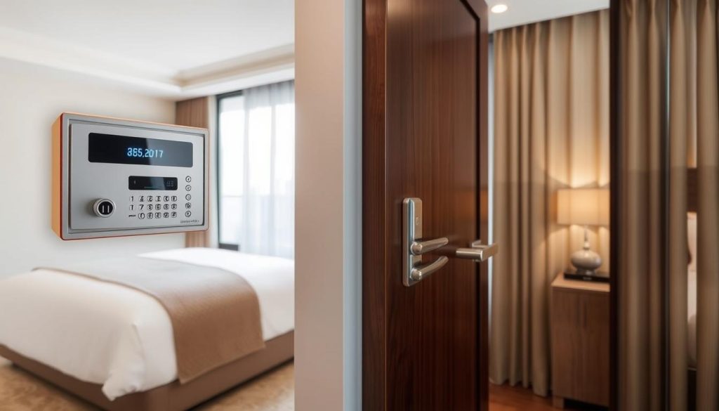 Secure hotel room with privacy features for best hotels bali dating