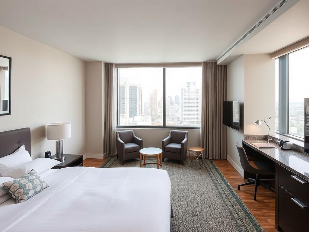 Spacious condo room at Fields Plaza near Walking Street in Angeles City