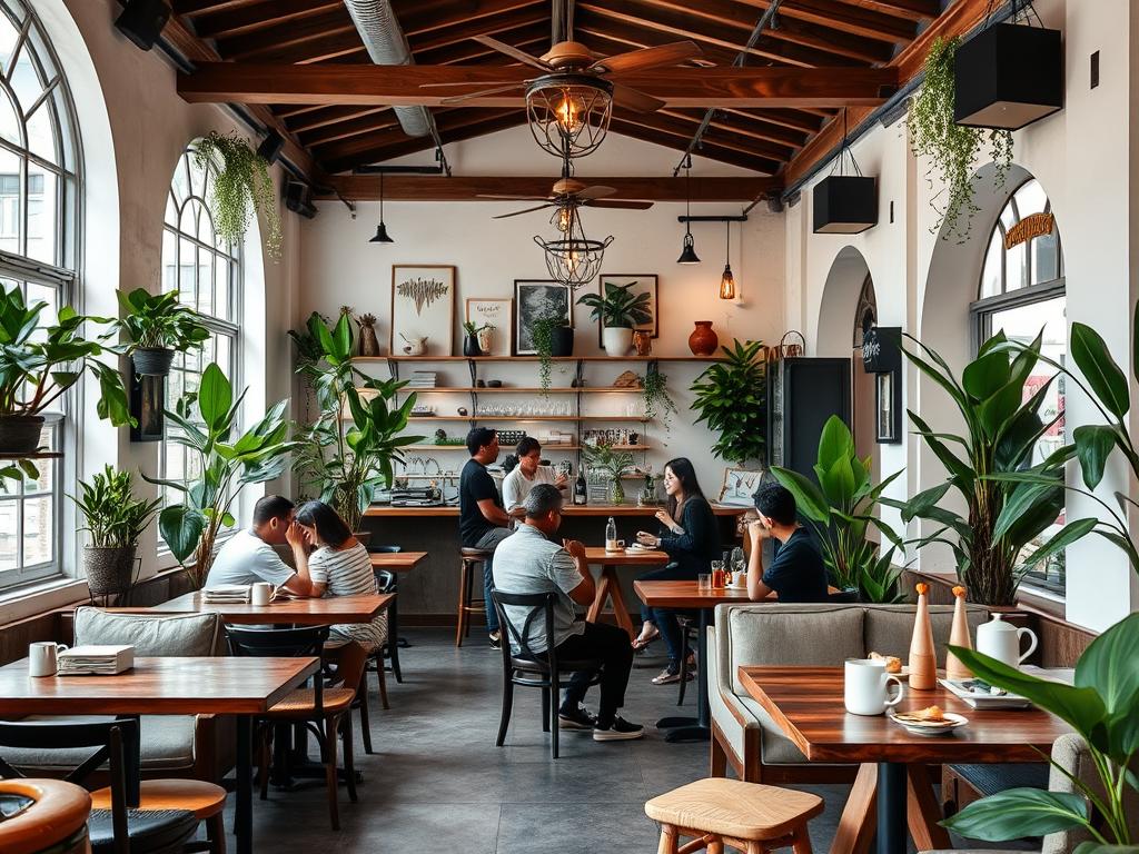 Stylish cafe in Phuket Old Town where visitors can meet local women in a relaxed setting