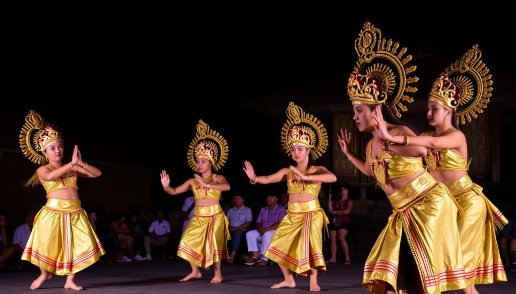 Traditional Balinese dance performance at Ubud Palace