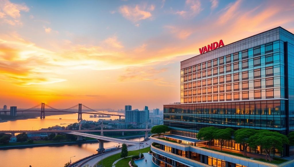 Vanda Hotel in Da Nang with river view, mid-range option for best hotels da nang dating